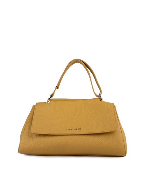 Borsa tote Sveva Longuette Soft in pelle gialla ORCIANI | B02159 SOFGNO